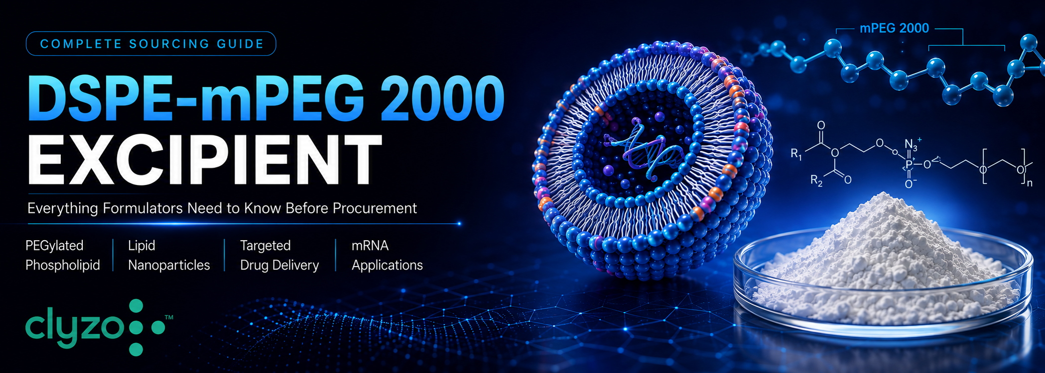 DSPE-mPEG 2000 Excipient Supplier in India: Complete Sourcing Guide